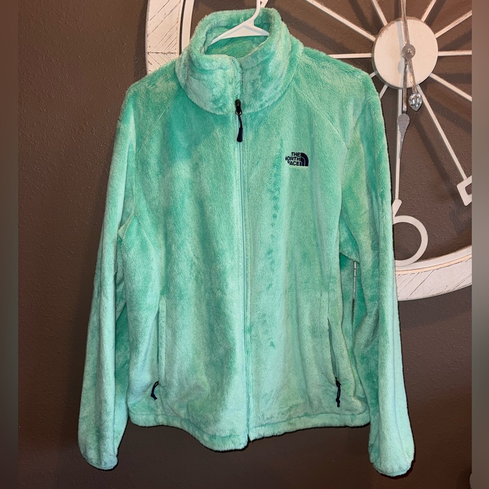 The North Face Women's Light Green Teddy Jacket